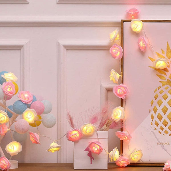 Rose Shaped Fairy Lights 3M